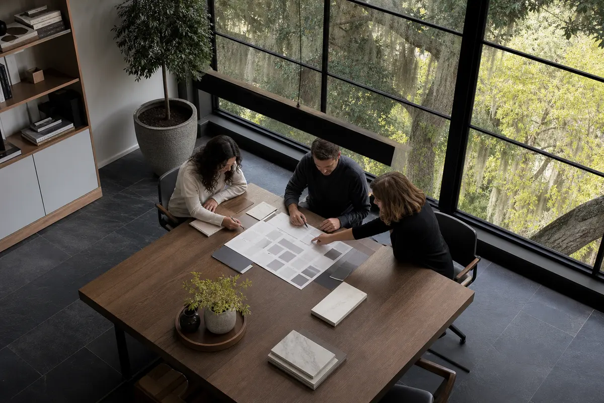 Editorial marketing planning scene for Carteret, New Jersey