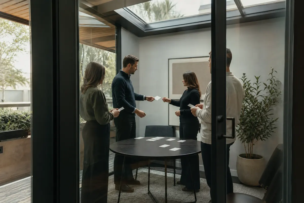 Editorial intake planning scene for Automation in Chatham, New Jersey