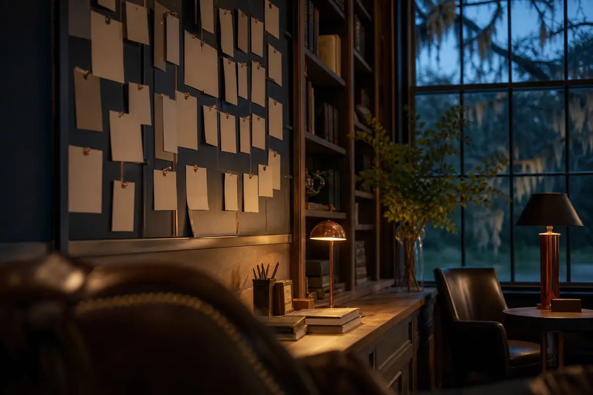 Editorial marketing planning scene for Clayton, New Jersey
