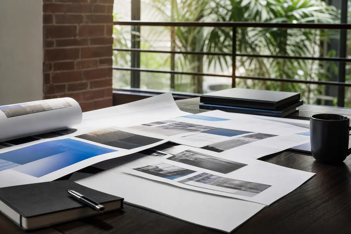 Editorial marketing planning scene for East Orange, New Jersey