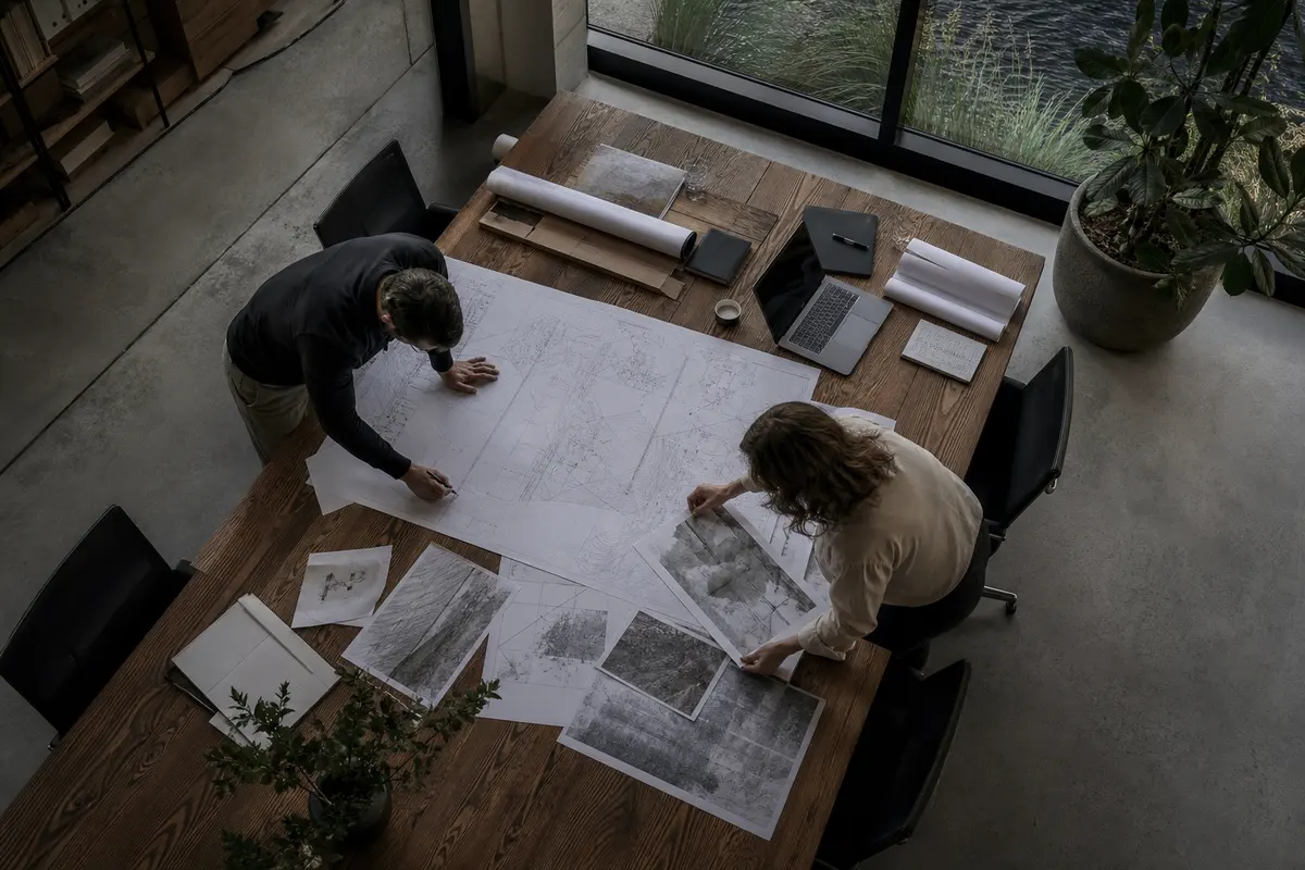 Editorial platform planning scene for Custom Software in Edgewater, New Jersey