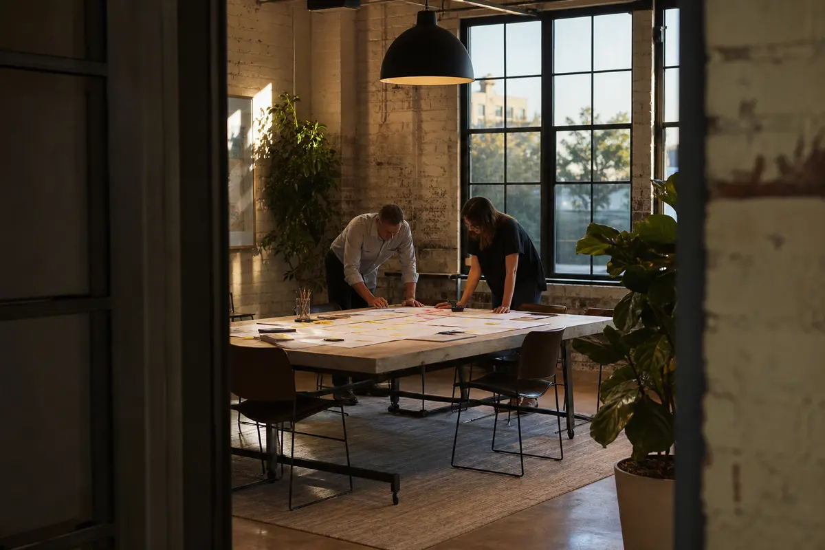 Editorial marketing planning scene for Legal News in Elmwood Park, New Jersey