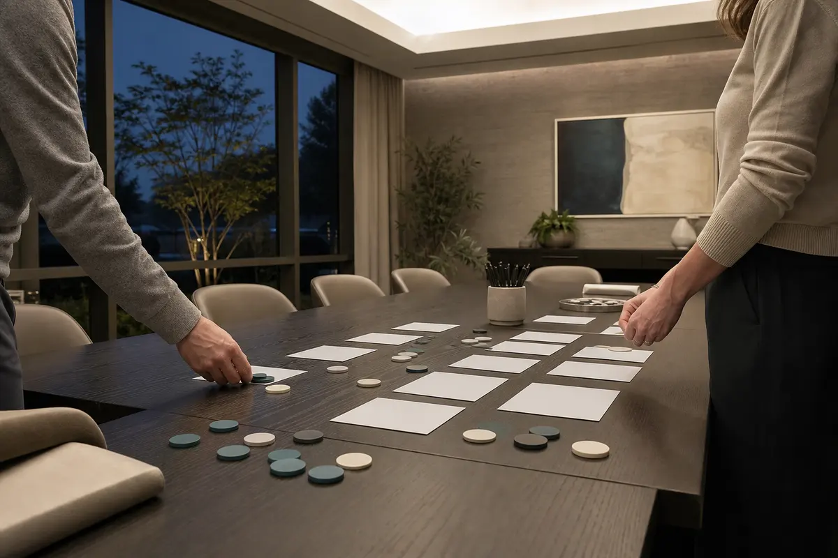 Editorial platform planning scene for ROI Dashboard in Haledon, New Jersey