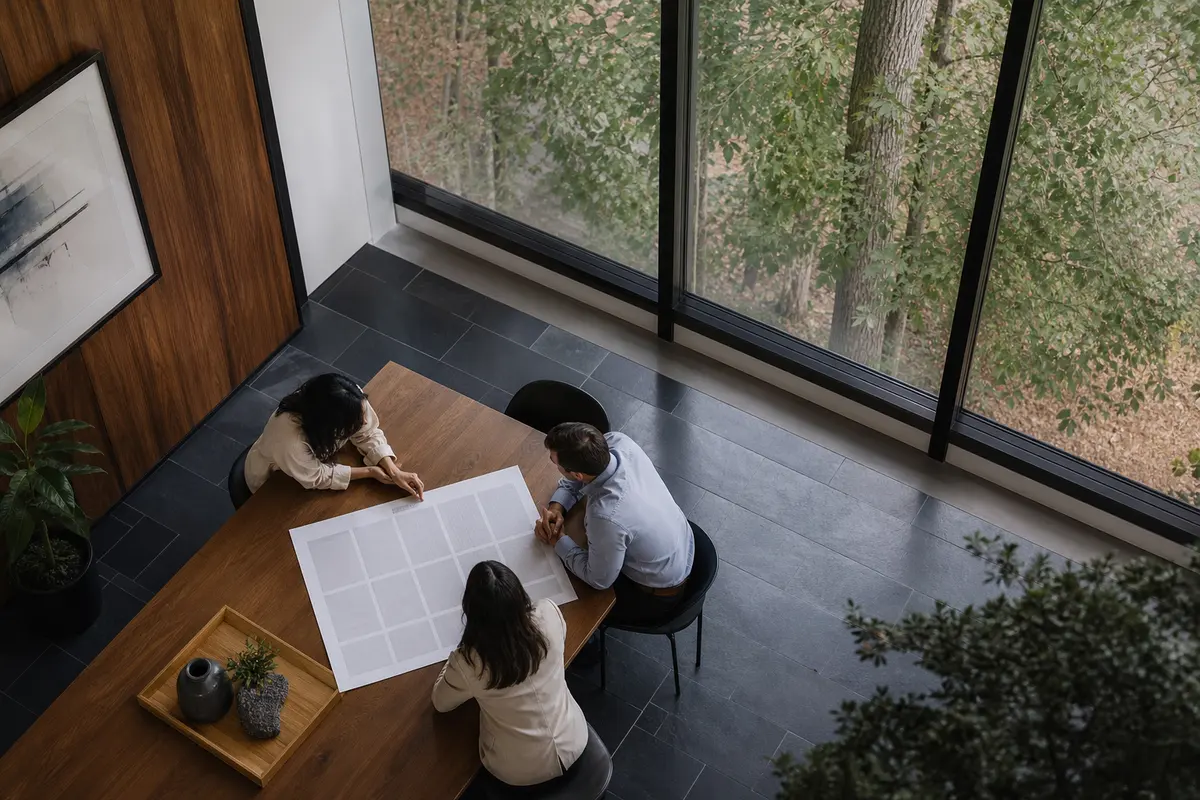 Editorial marketing planning scene for Legal News in Hamilton Square, New Jersey