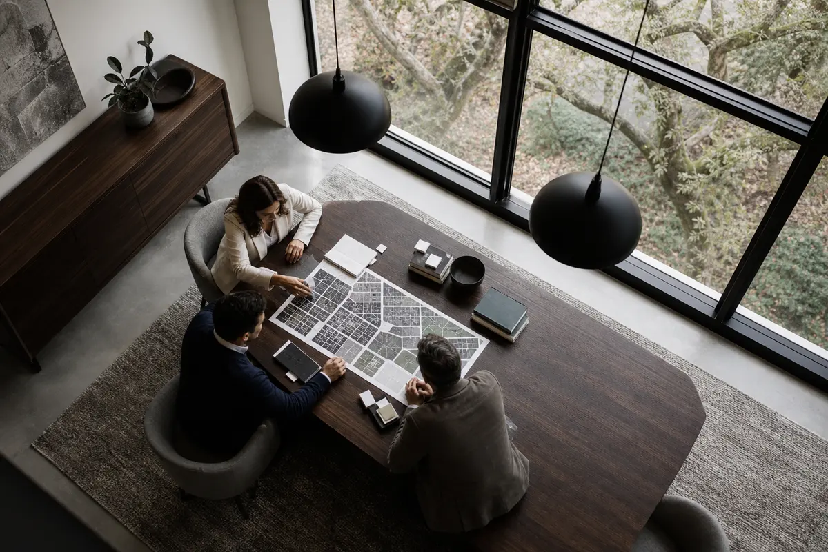 Editorial marketing planning scene for Local Service Ads in Harrison, New Jersey