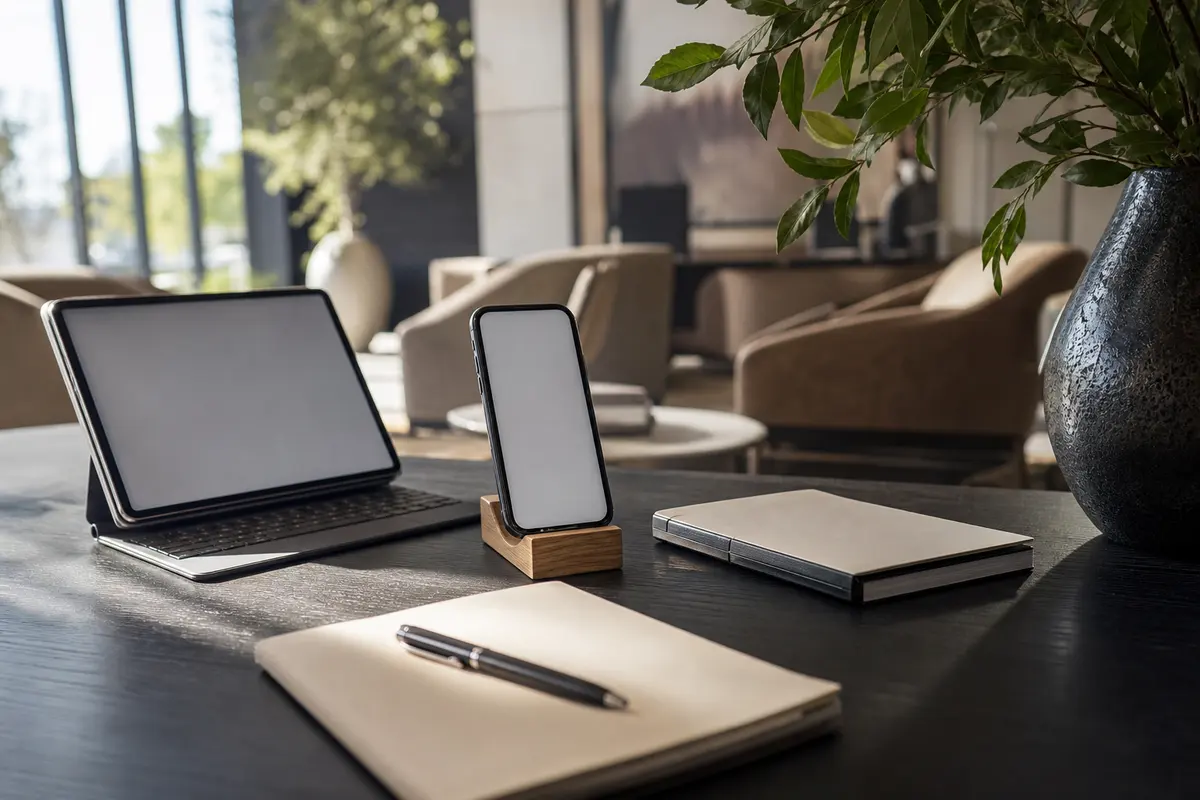 Editorial intake planning scene for AI Answering in Hasbrouck Heights, New Jersey