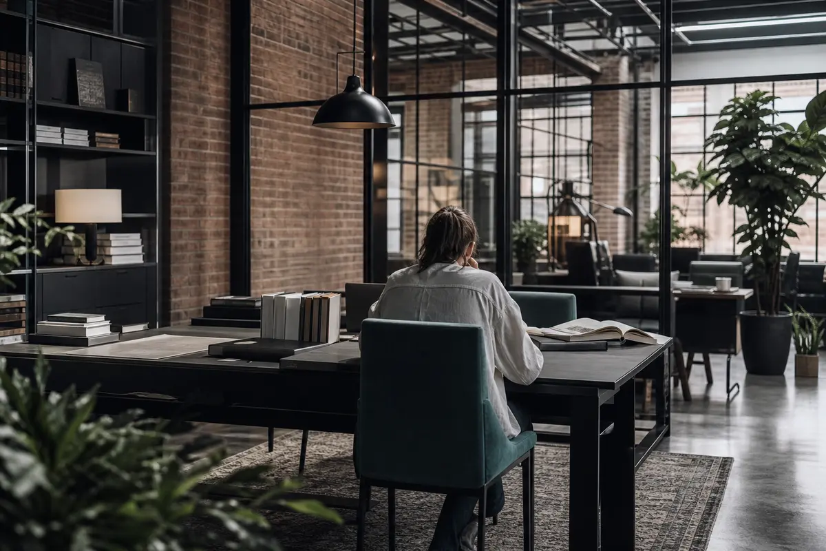 Editorial marketing planning scene for AI SEO in Hillsdale, New Jersey