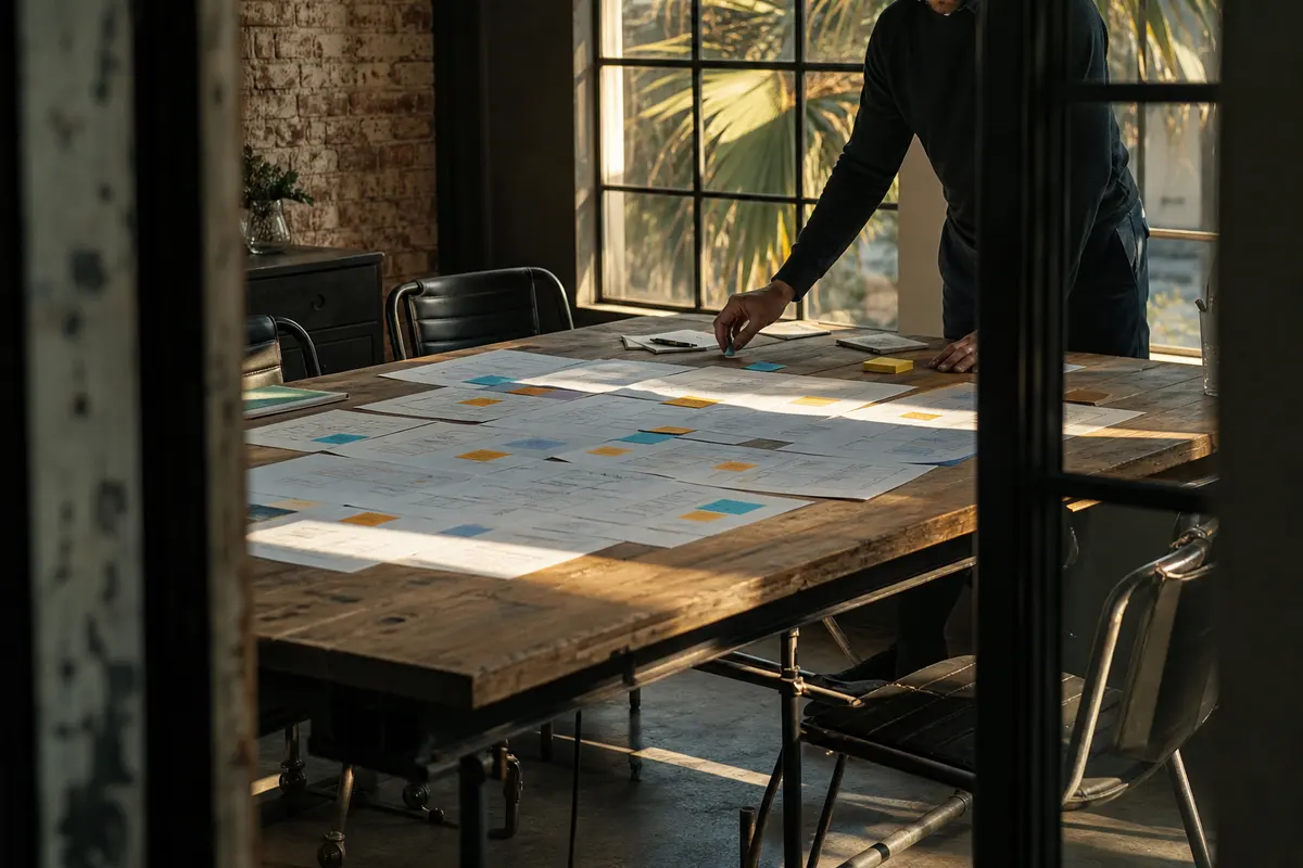 Editorial marketing planning scene for Reputation & Reviews in Laurence Harbor, New Jersey
