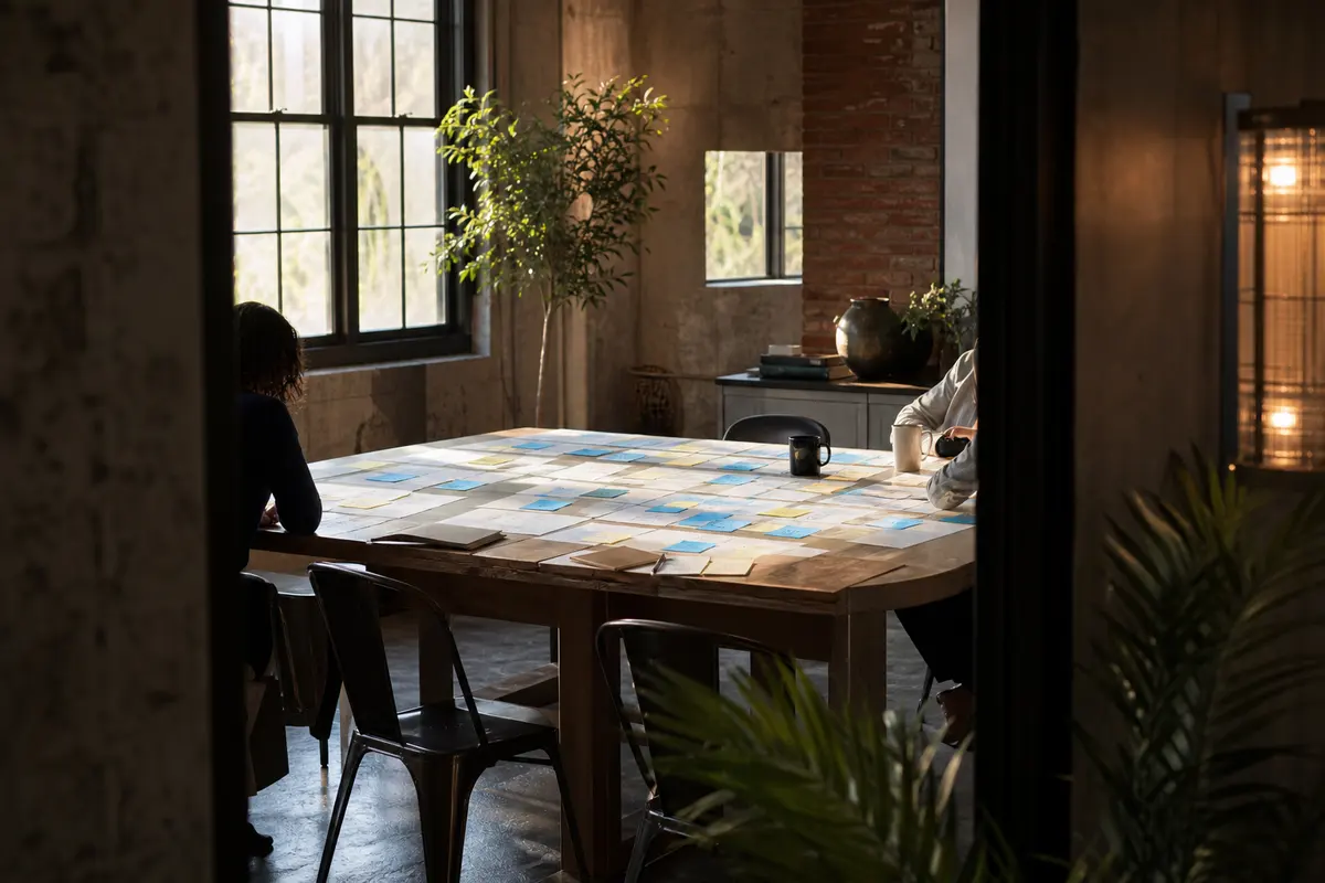 Editorial marketing planning scene for Legal News in Linwood, New Jersey