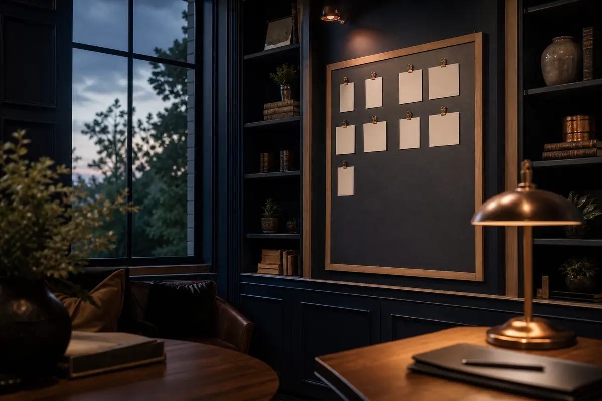 Editorial marketing planning scene for AI SEO in Monmouth Junction, New Jersey