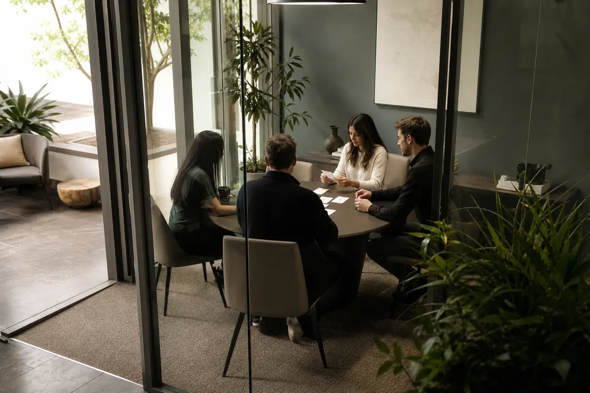 Editorial intake planning scene for Lead Attribution in Morristown, New Jersey