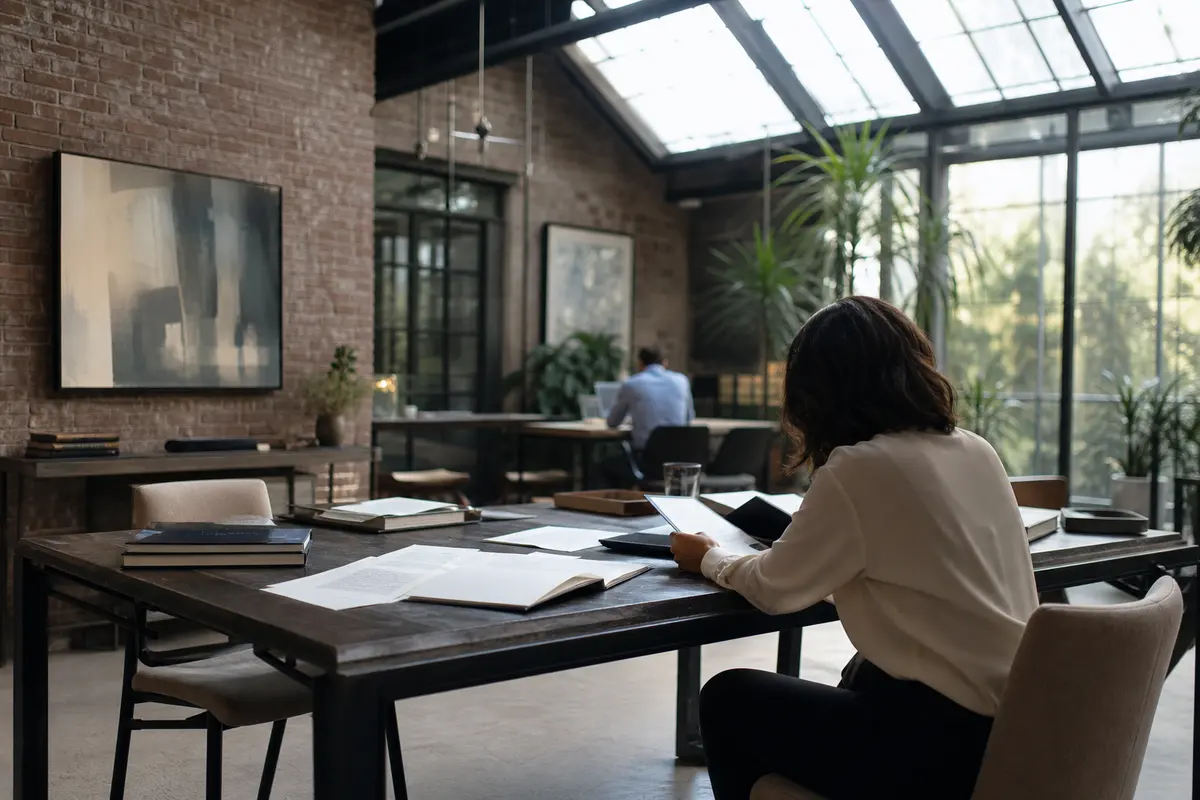 Editorial marketing planning scene for North Arlington, New Jersey