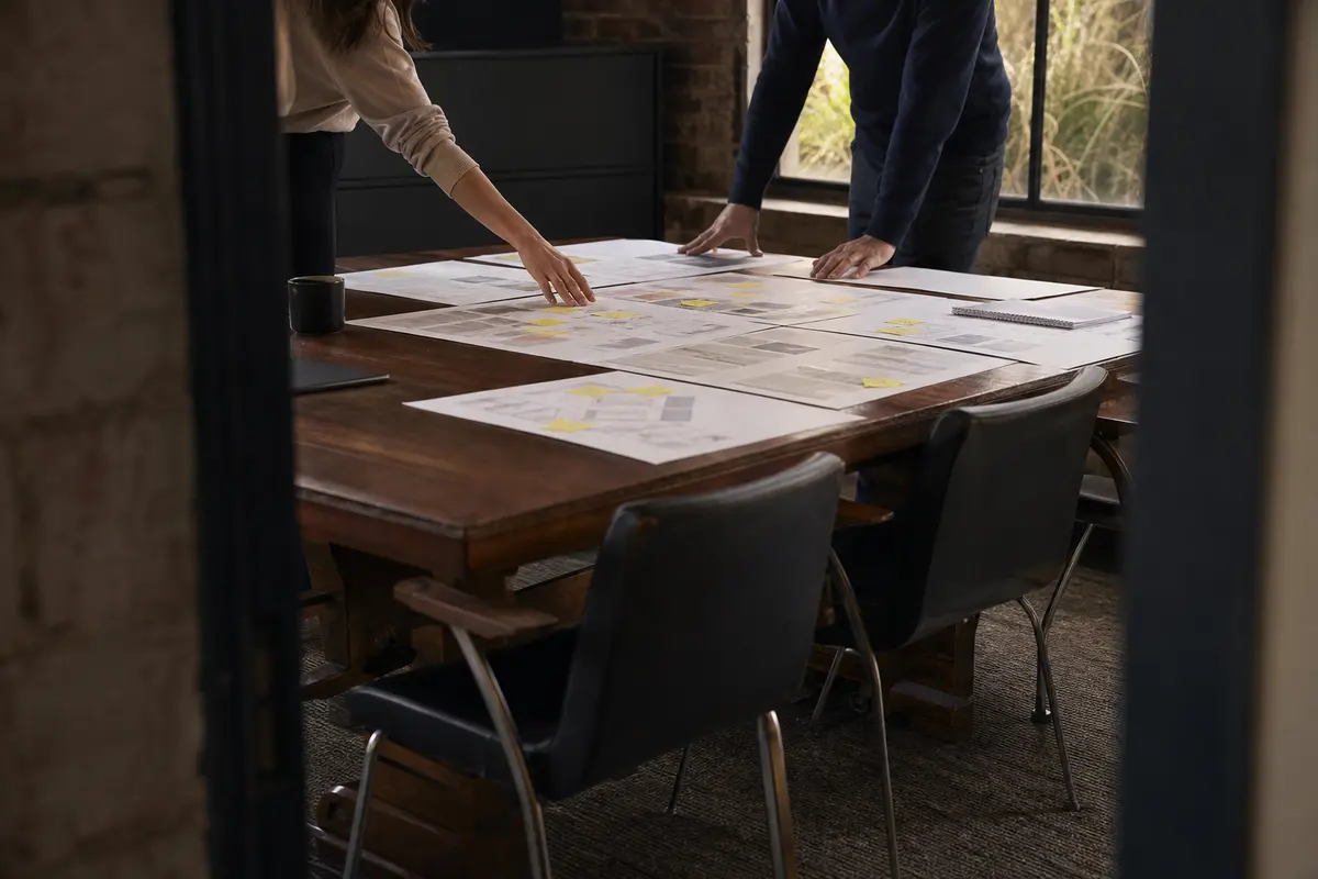 Editorial marketing planning scene for Ocean Acres, New Jersey
