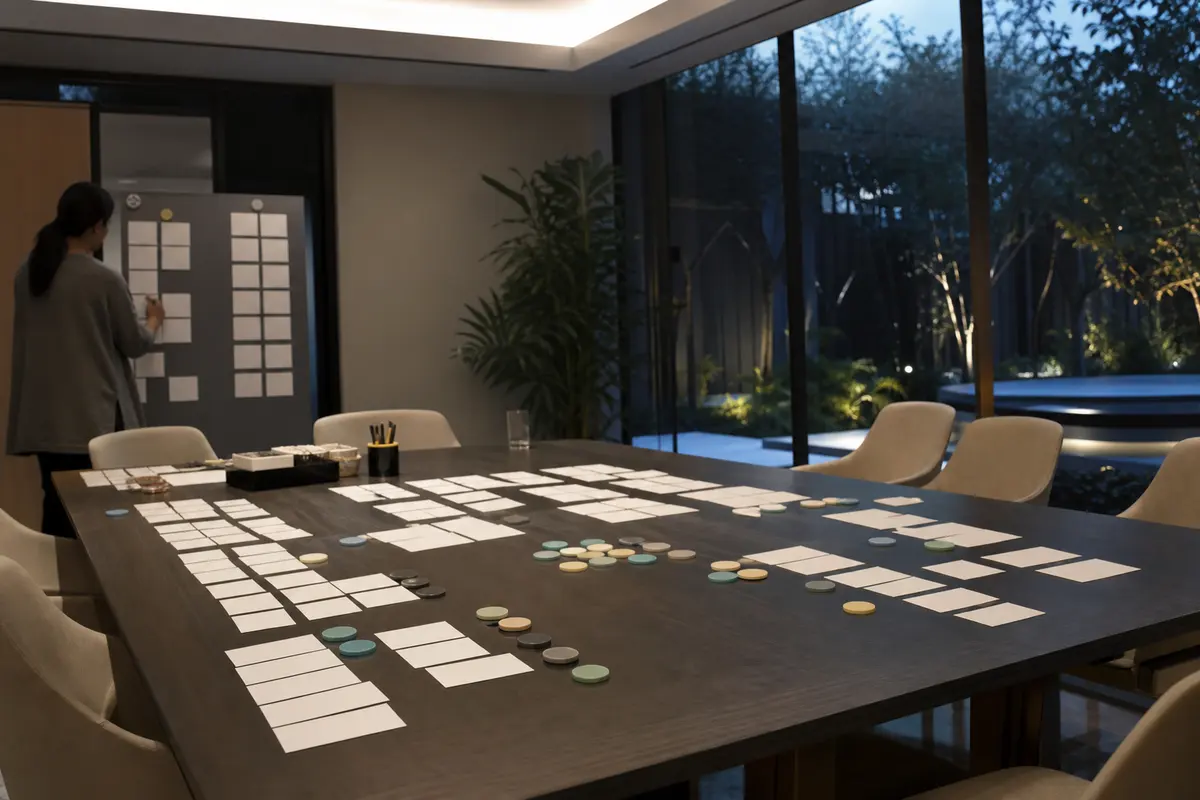 Editorial platform planning scene for ROI Dashboard in Passaic, New Jersey