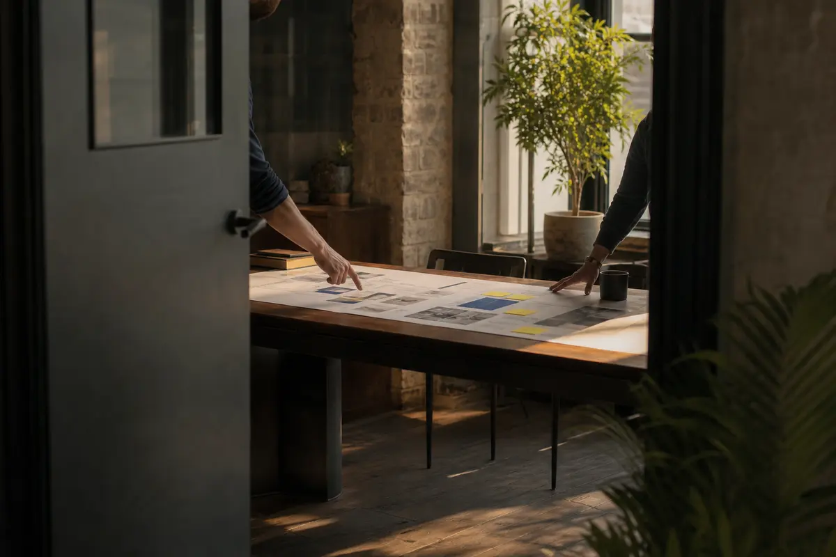 Editorial marketing planning scene for Local Service Ads in Paterson, New Jersey
