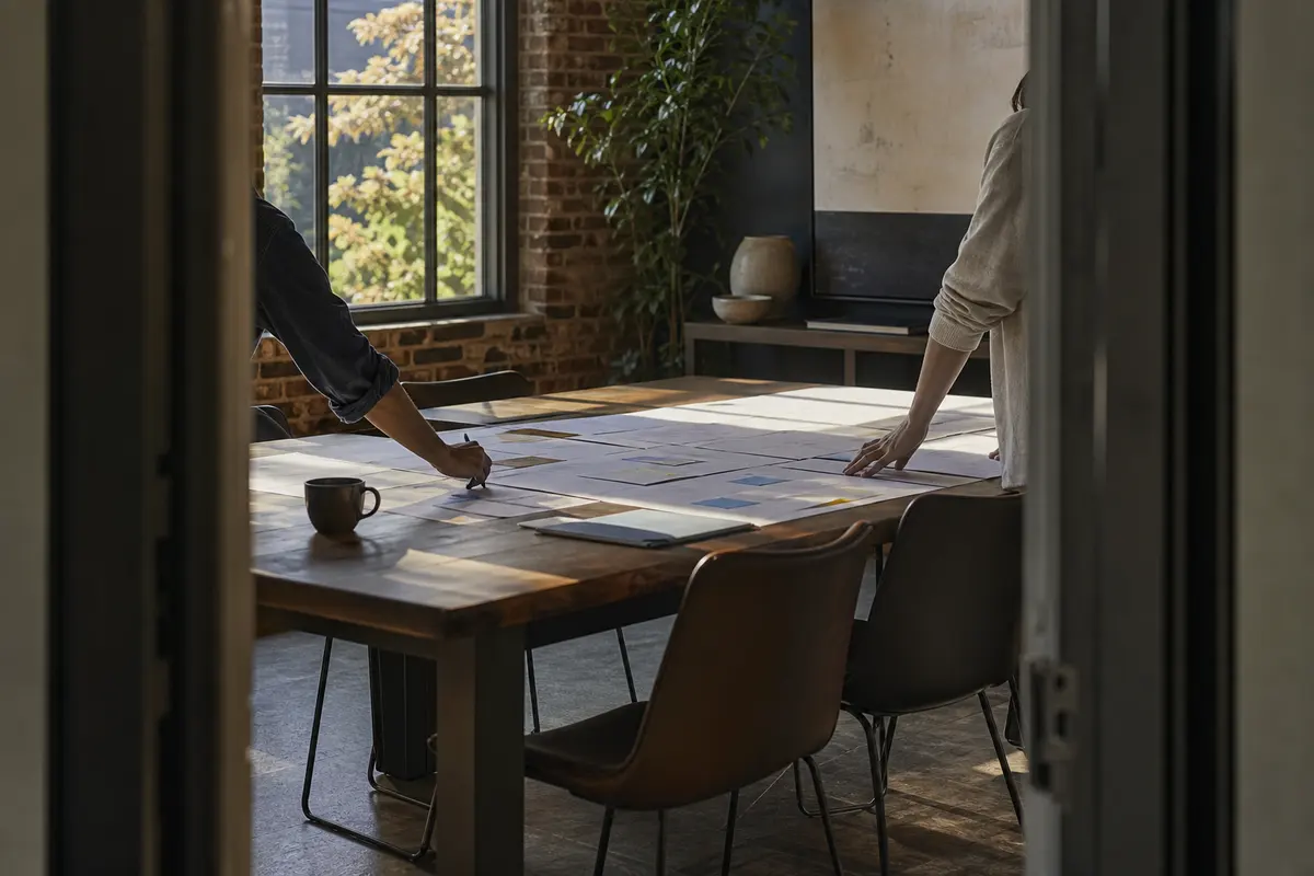 Editorial marketing planning scene for Reputation & Reviews in Plainfield, New Jersey