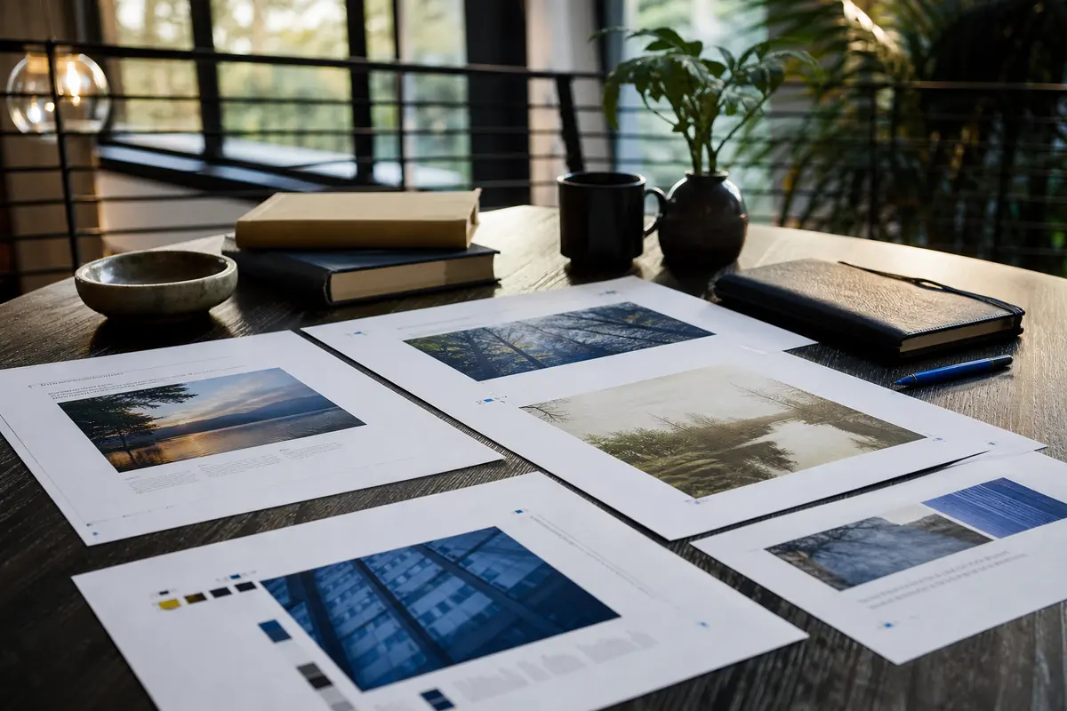 Editorial marketing planning scene for Princeton, New Jersey