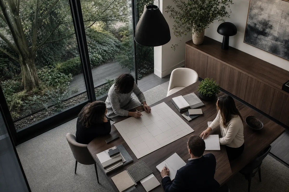 Editorial marketing planning scene for Ridgefield Park, New Jersey