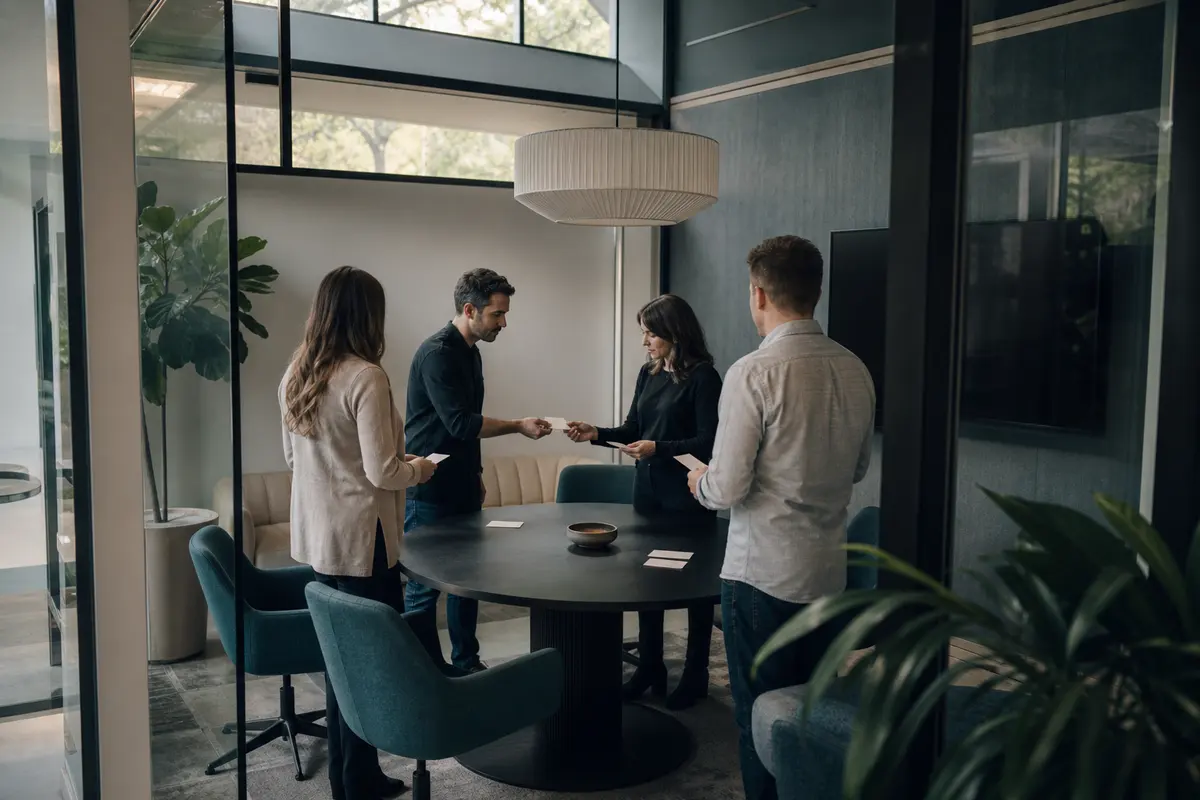 Editorial intake planning scene for Video Intake in Roselle Park, New Jersey