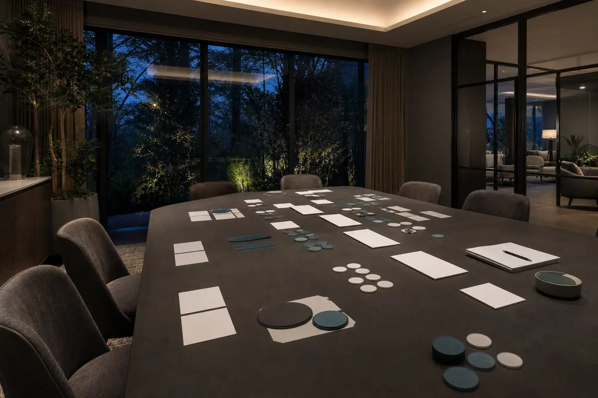 Editorial platform planning scene for ROI Dashboard in Rutgers University-Busch Campus, New Jersey