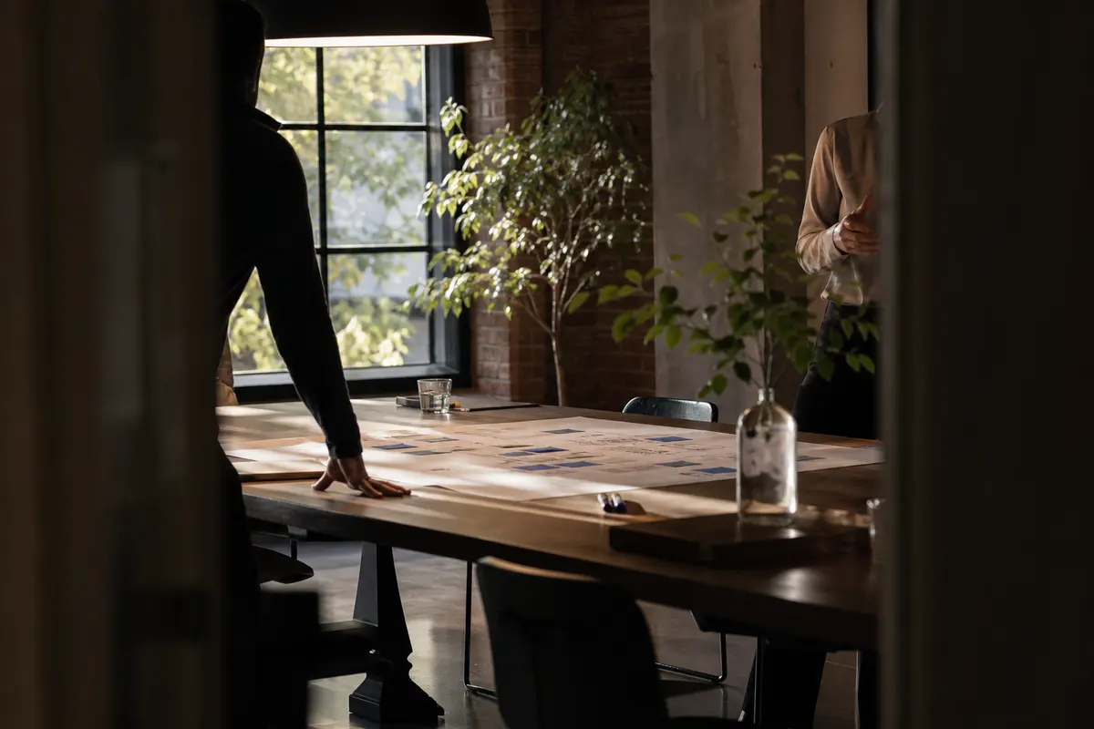 Editorial marketing planning scene for Legal News in Rutherford, New Jersey