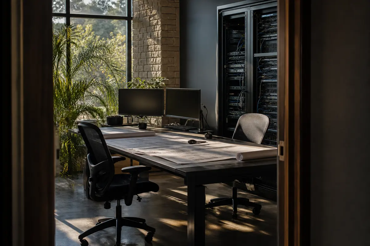 Editorial platform planning scene for Dedicated Hosting in Sayreville, New Jersey
