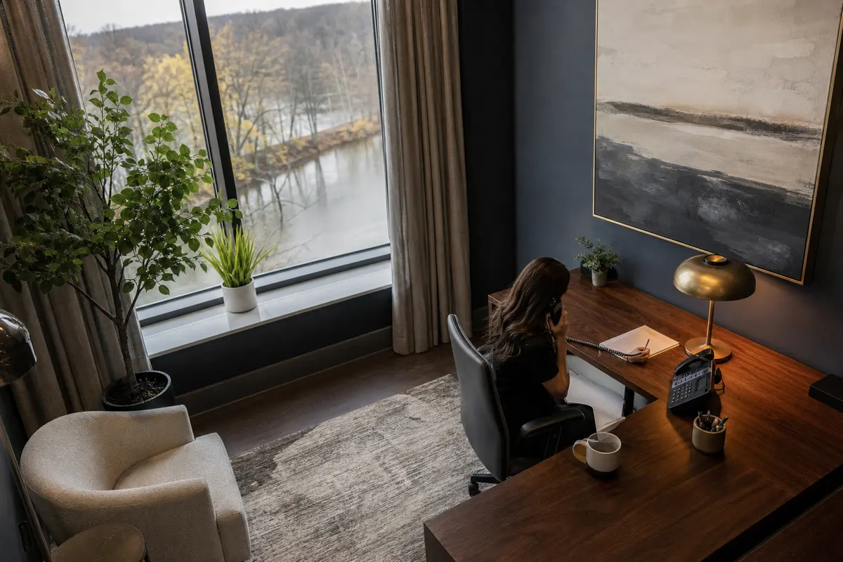 Editorial intake planning scene for Lead Attribution in Tenafly, New Jersey