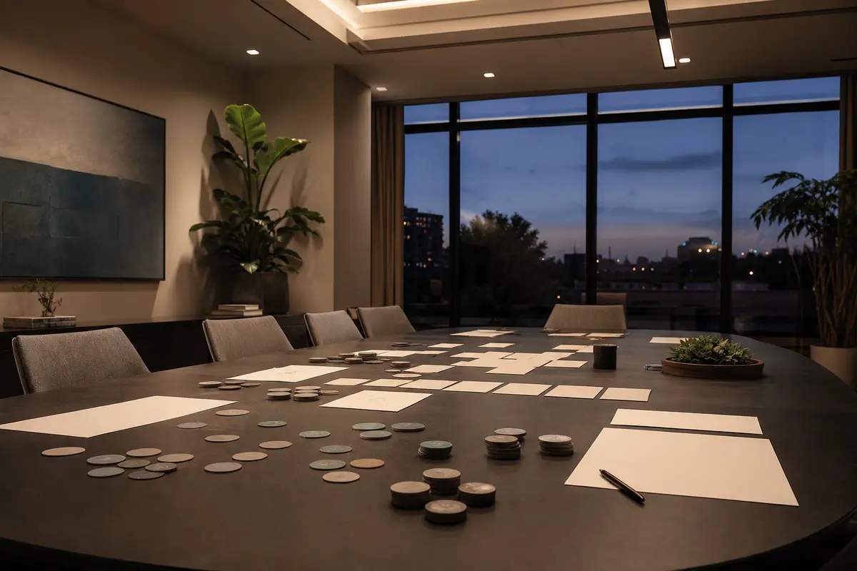 Editorial platform planning scene for ROI Dashboard in Trenton, New Jersey