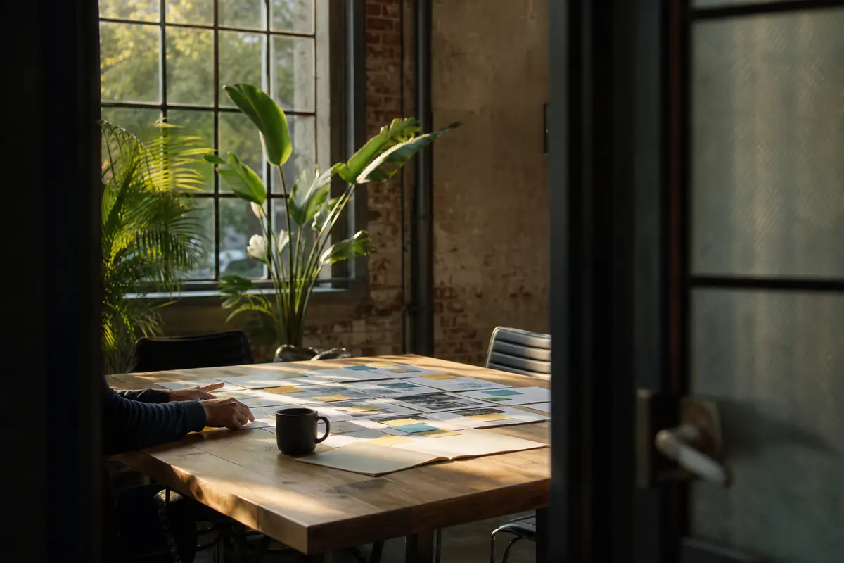 Editorial marketing planning scene for Reputation & Reviews in Union City, New Jersey