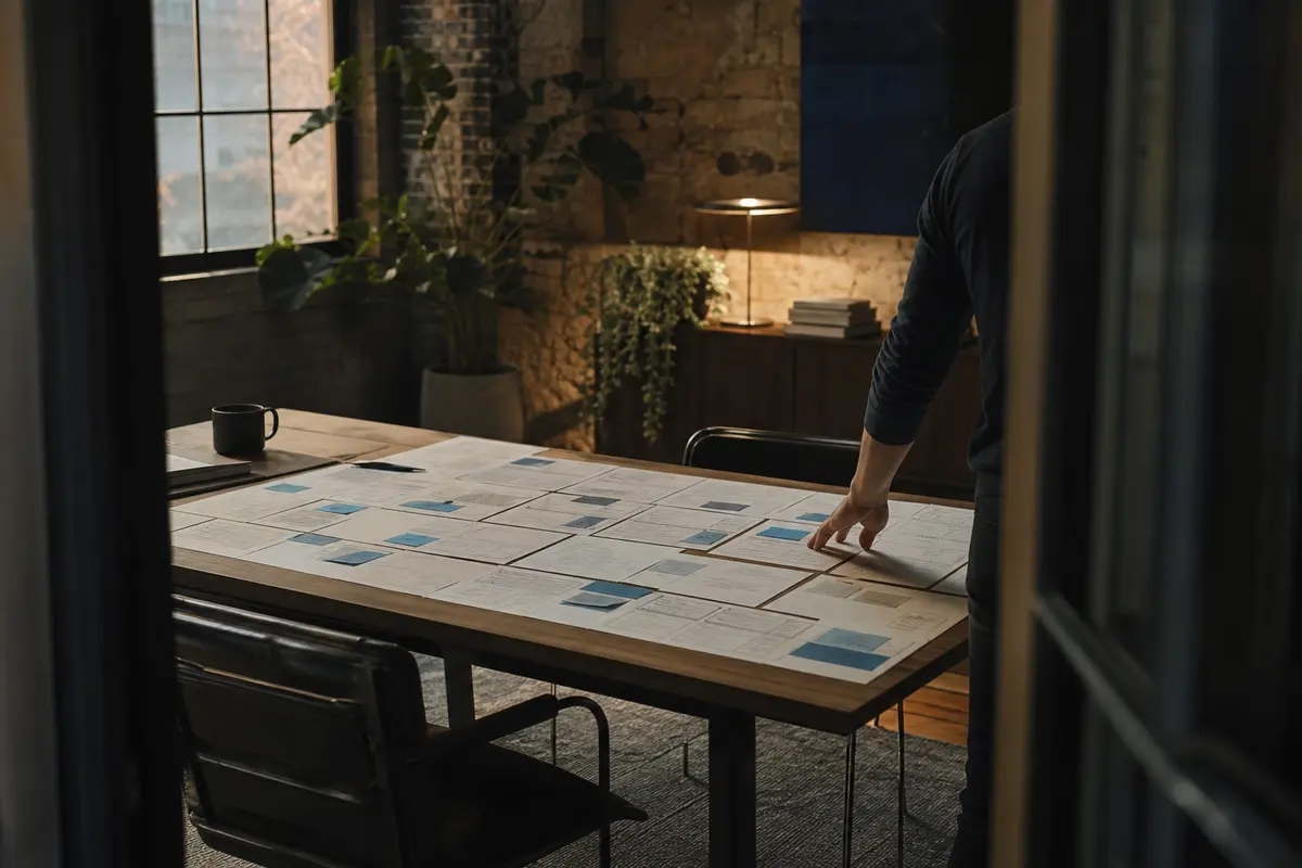 Editorial marketing planning scene for Wallington, New Jersey