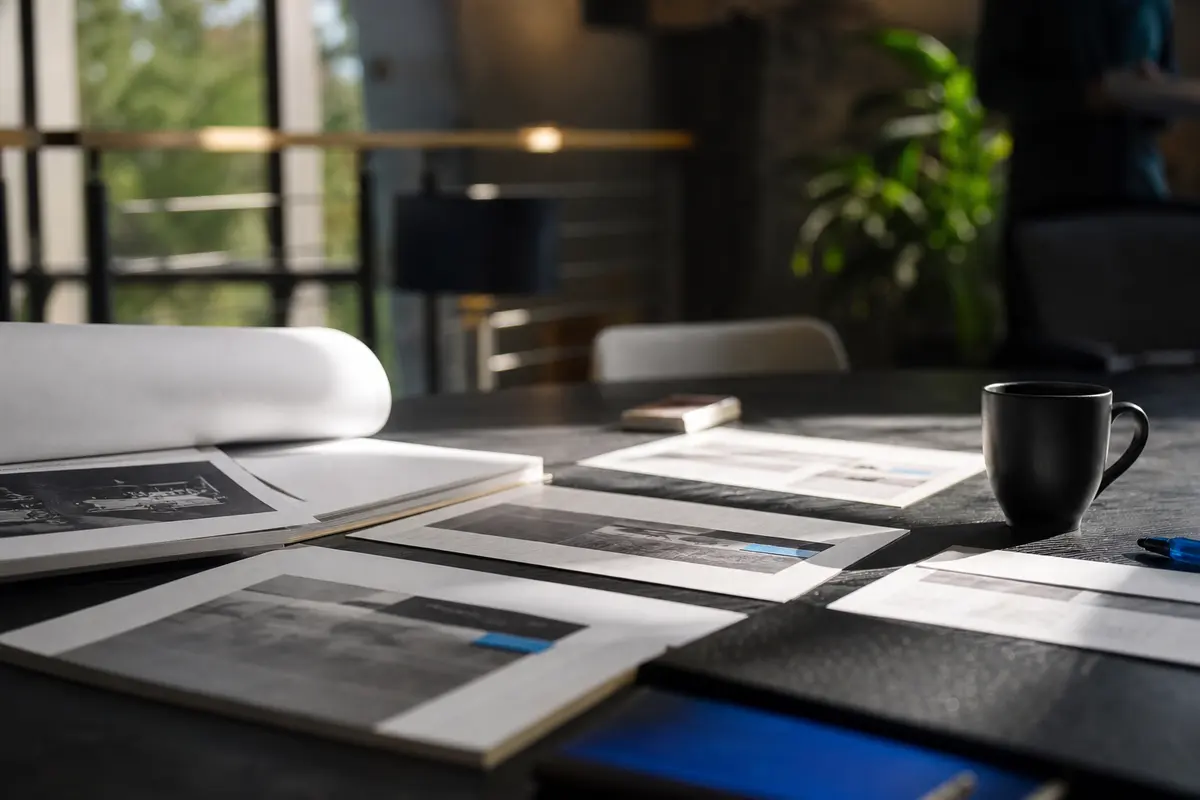 Editorial marketing planning scene for Legal News in Watchung, New Jersey
