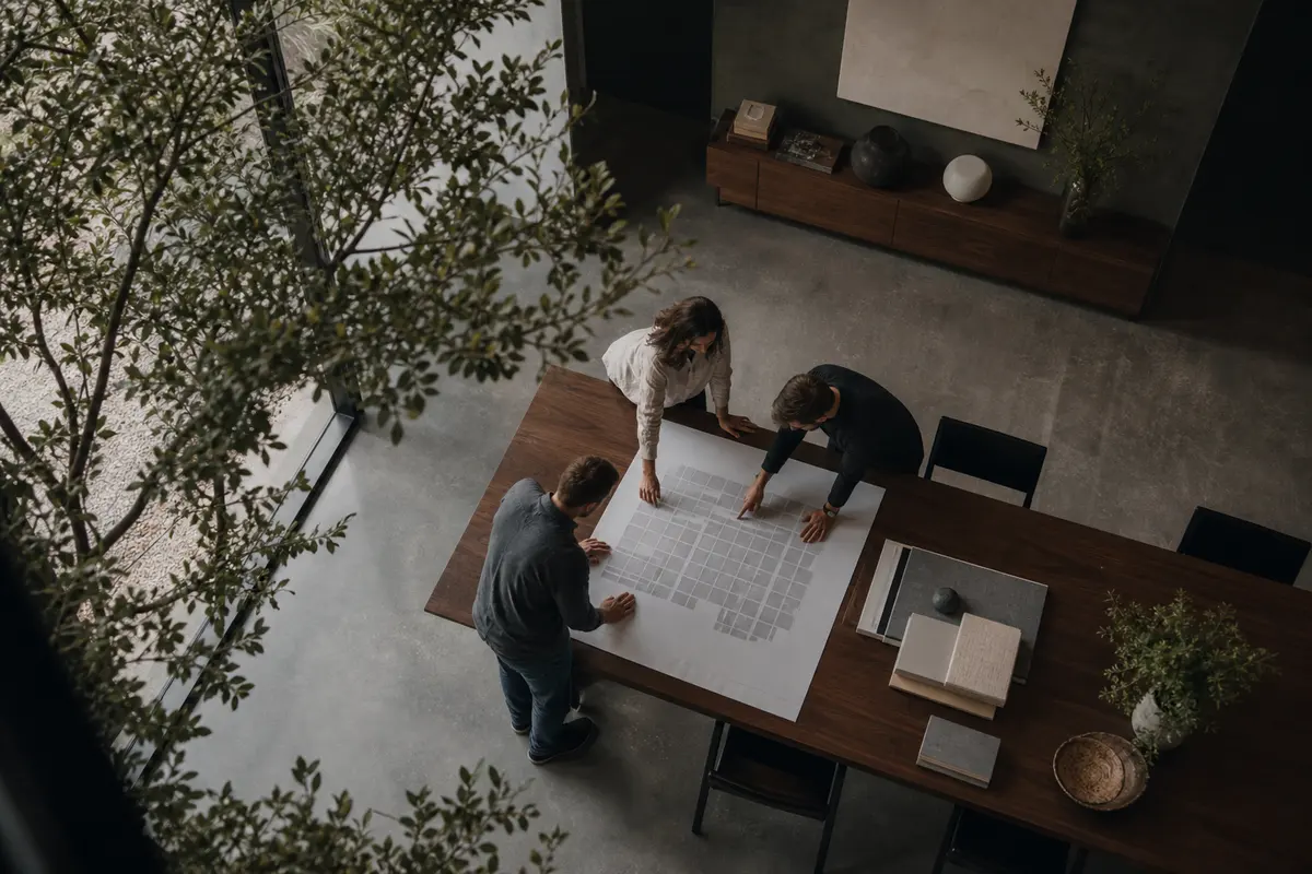 Editorial marketing planning scene for Albuquerque, New Mexico