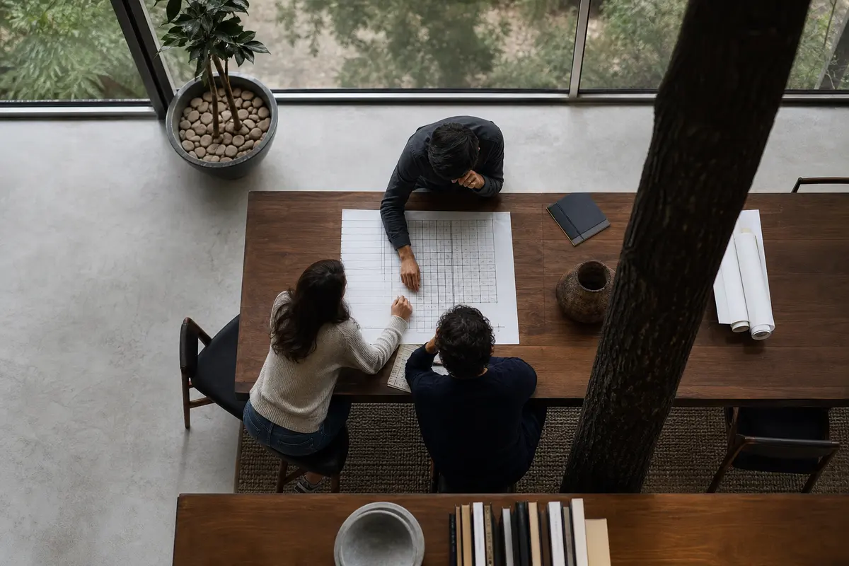 Editorial marketing planning scene for Las Cruces, New Mexico