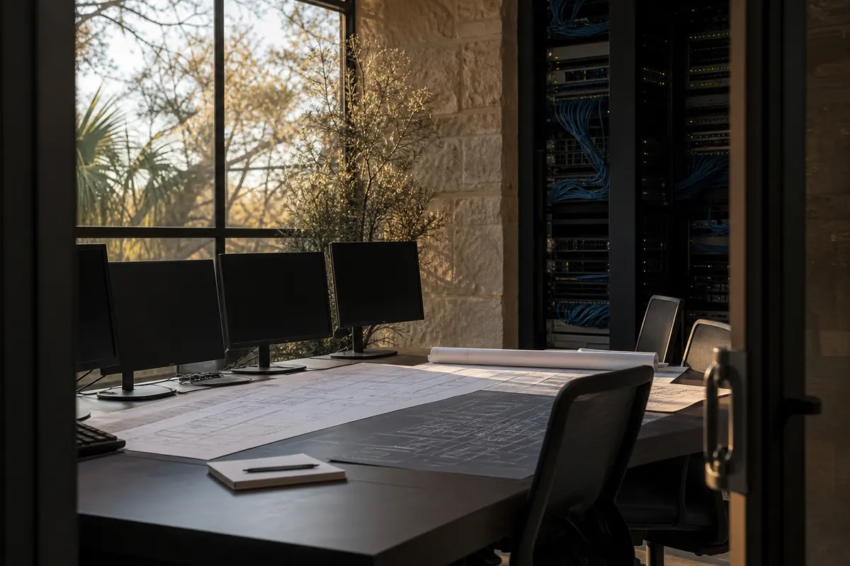 Editorial platform planning scene for Custom Software in North Hobbs, New Mexico