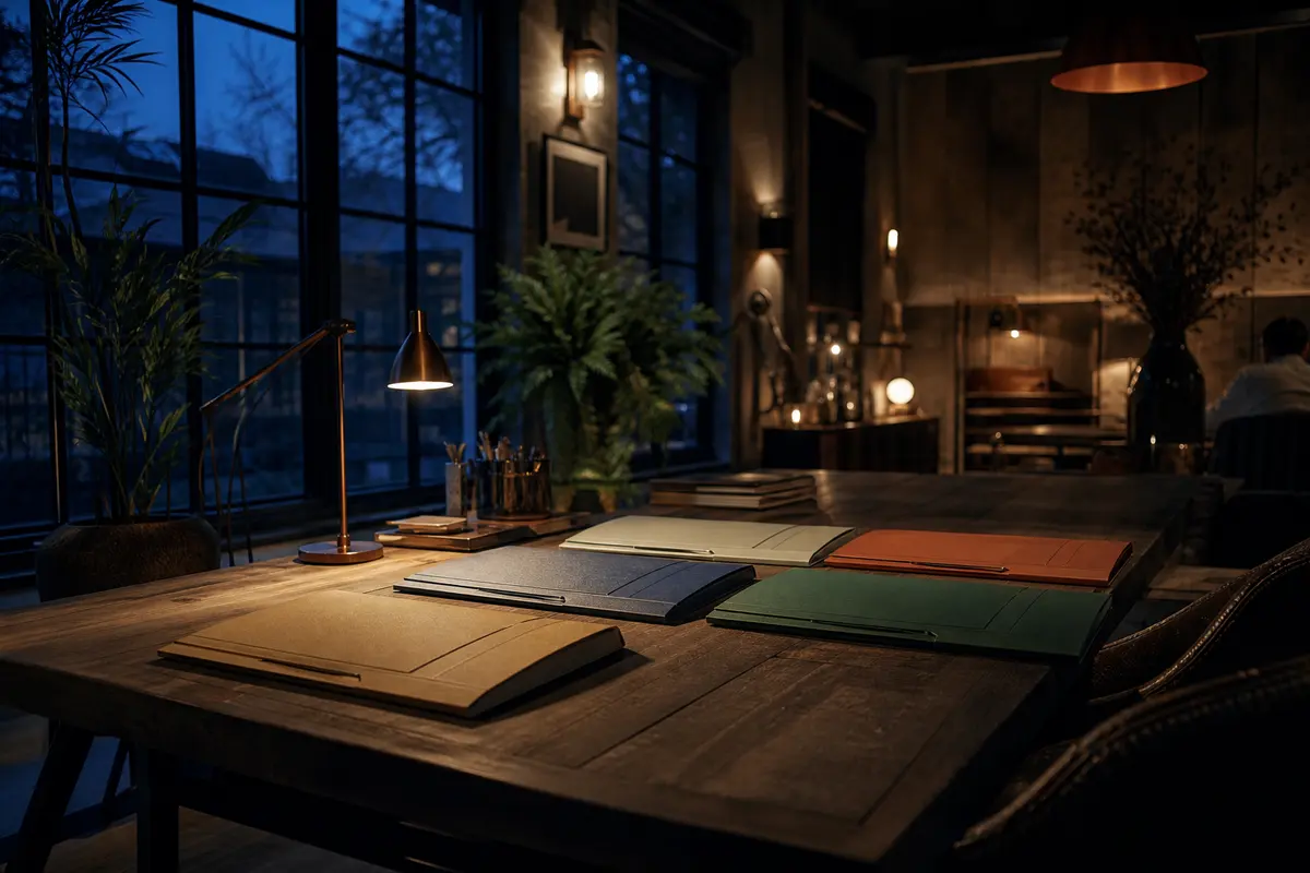Editorial platform planning scene for Custom Software in Amsterdam, New York