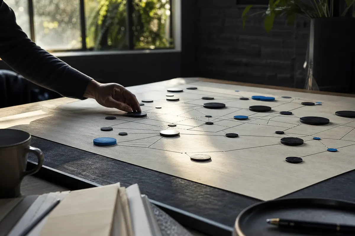 Editorial platform planning scene for Custom Software in Claverack, New York