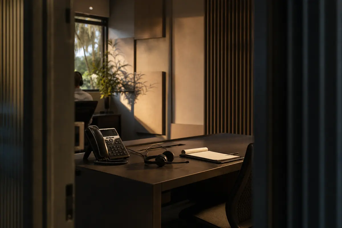 Editorial intake planning scene for Intake Coach in Beekman, New York