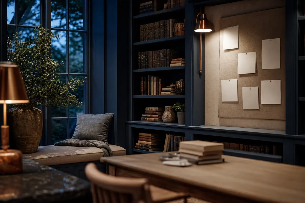 Editorial marketing planning scene for LaGrange, New York