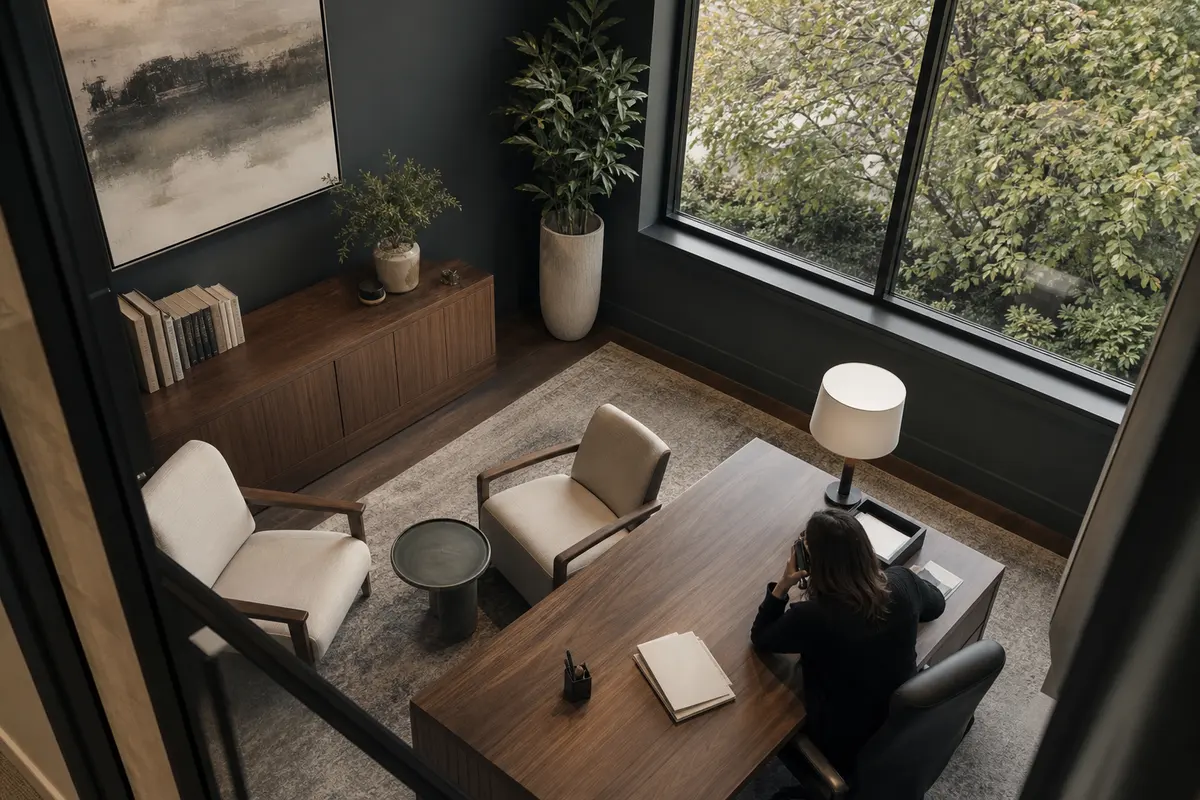 Editorial intake planning scene for Lead Attribution in Eden, New York