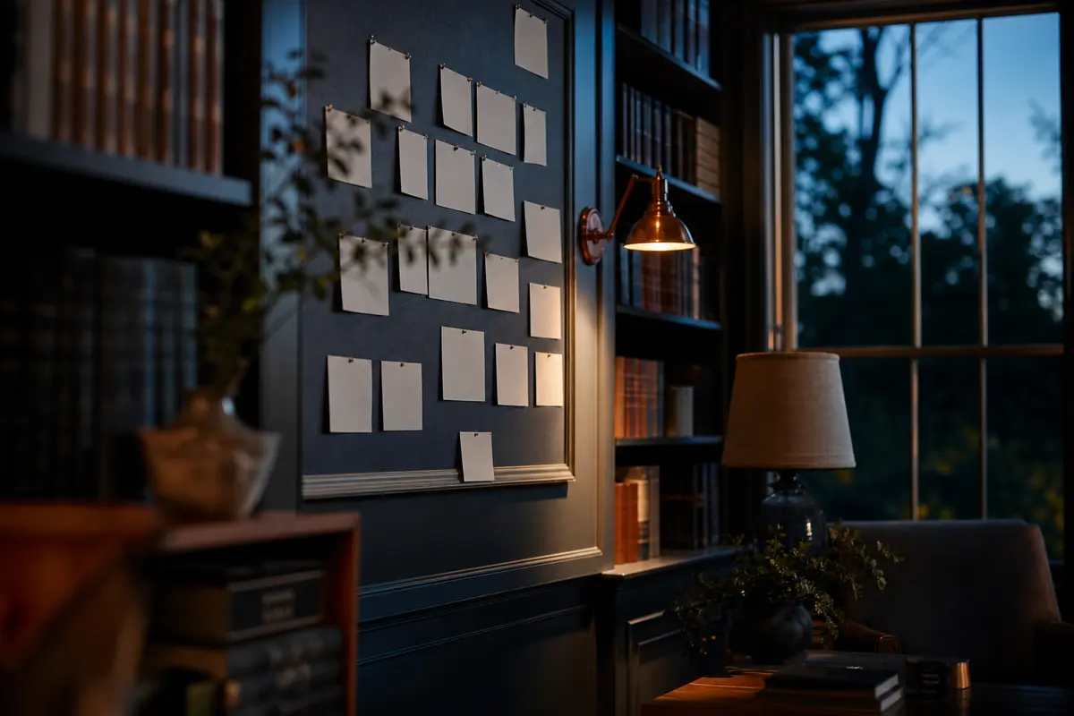 Editorial marketing planning scene for Reputation & Reviews in Marilla, New York