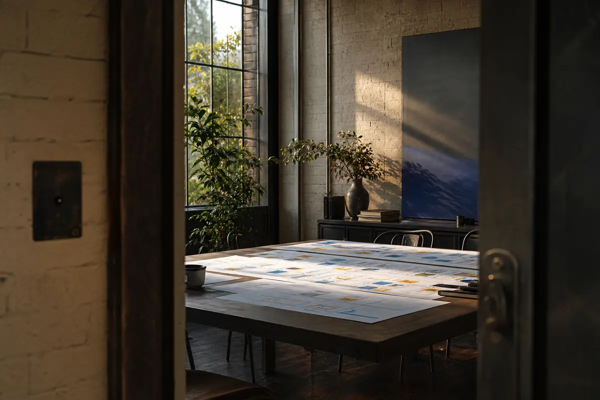 Editorial marketing planning scene for Local Service Ads in Newstead, New York