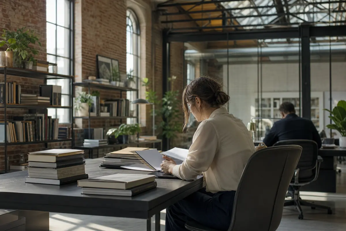 Editorial marketing planning scene for Le Ray, New York