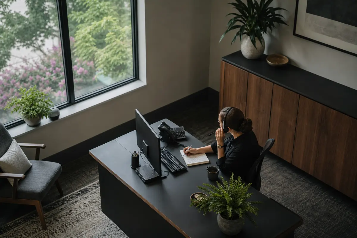 Editorial intake planning scene for Automation in Gates, New York