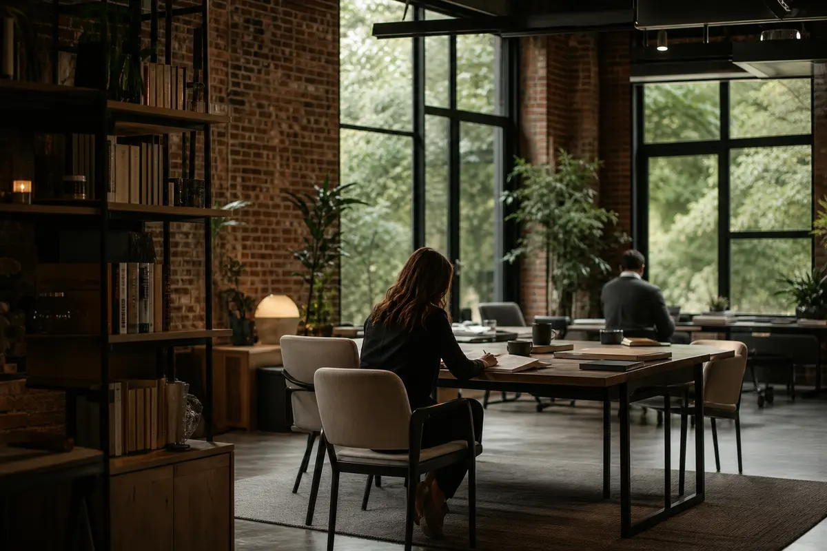 Editorial marketing planning scene for Gates, New York