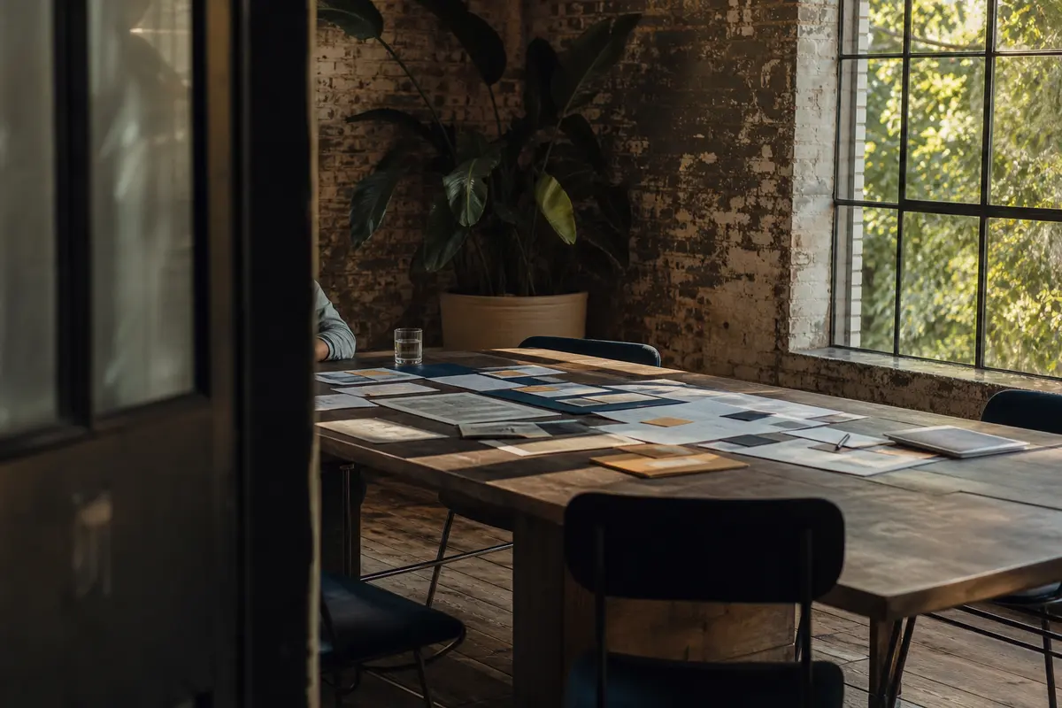 Editorial marketing planning scene for Legal News in Parma, New York
