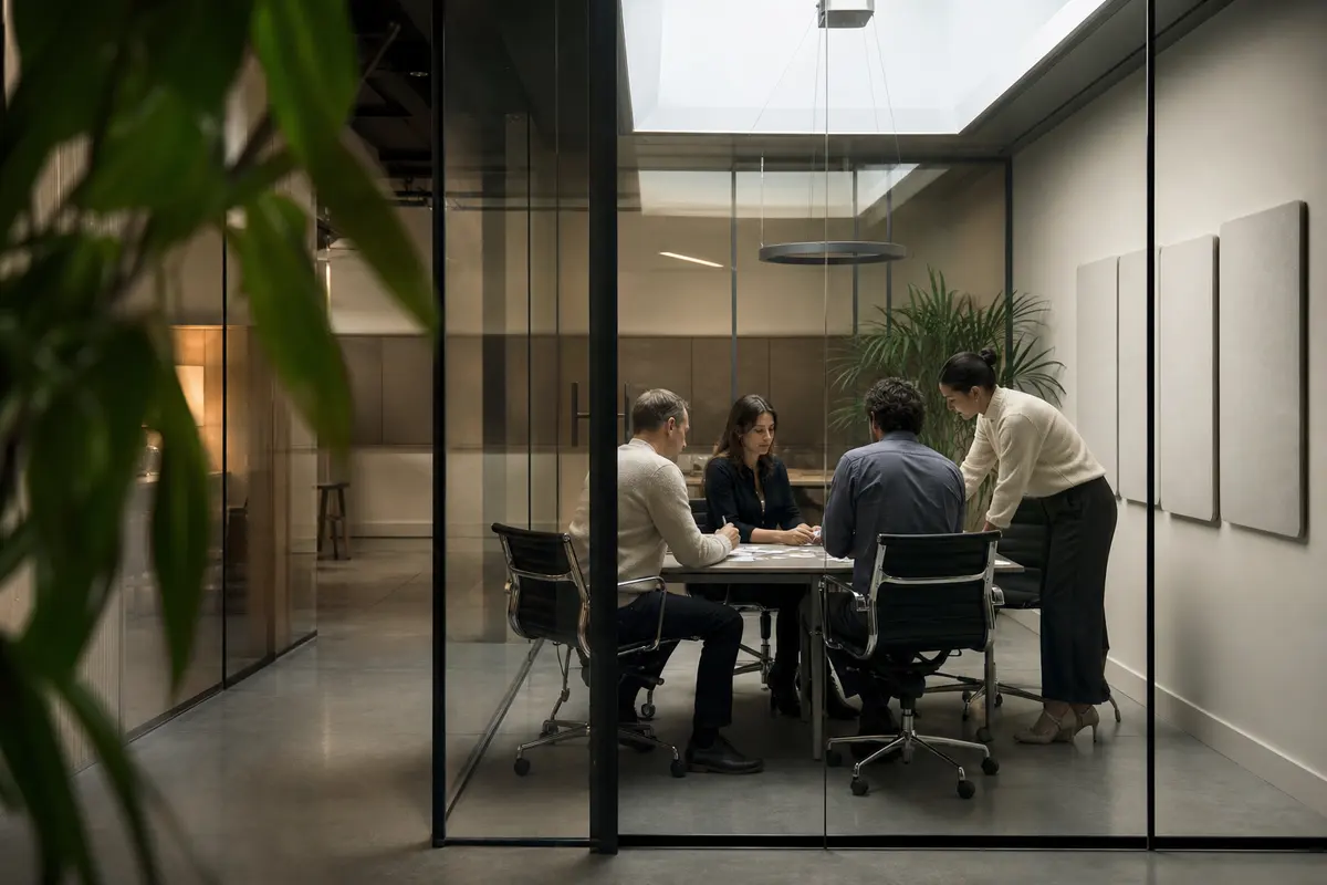 Editorial intake planning scene for AI Answering in Penfield, New York