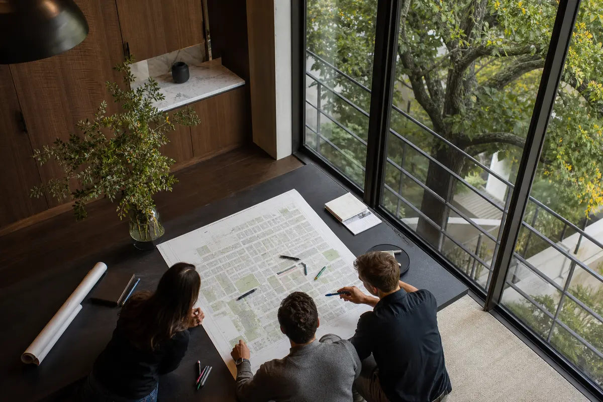 Editorial marketing planning scene for Legal News in Riga, New York