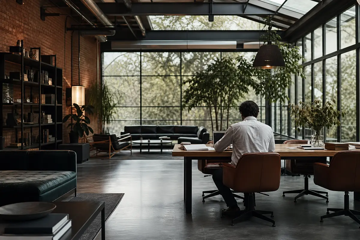 Editorial marketing planning scene for AI SEO in Oyster Bay, New York