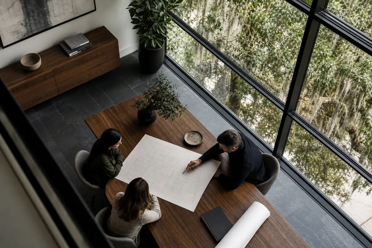 Editorial marketing planning scene for Lewiston, New York