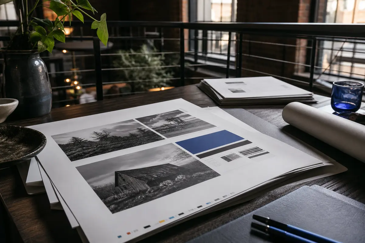 Editorial marketing planning scene for Newfane, New York